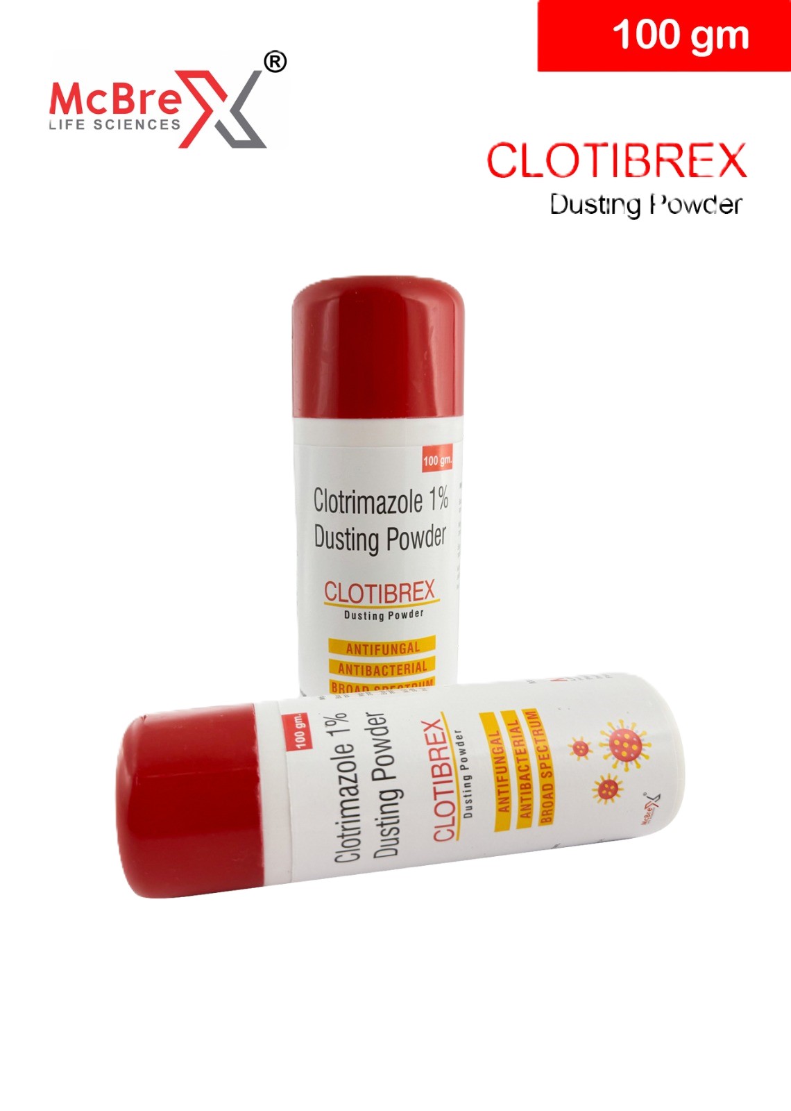 Clotrimazole 1percent powder